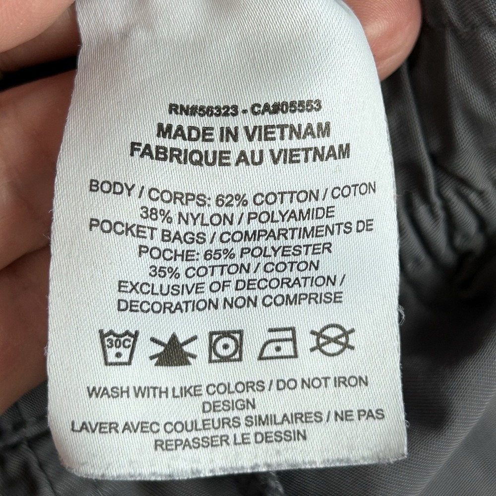 NIKE Tech Woven Pants Gray XL Drawstring Leg Cuffs - Picture 15 of 16